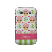 Pink Cupcake Blackberry Bold Case Cover