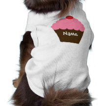 Pink Cupcake Love Doggie T Shirt