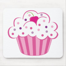 Pink Cupcake Mousepad
