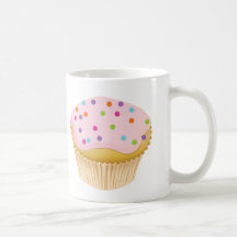 Pink Cupcake Mugs