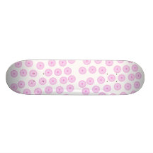 Pink Cupcake Pattern. Skate Board Decks