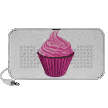 Pink Cupcake Travelling Speakers