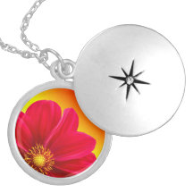Pink Dahlia Pendants