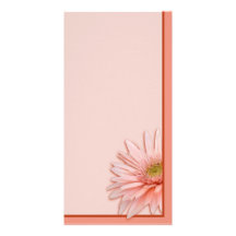 Pink Daisy Photo Card