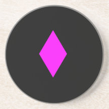 Pink Diamond Drink Coaster