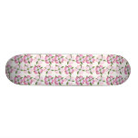 Pink Dogwood Flowers Skateboard