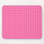 Pink dots pink pattern mousepad for girls