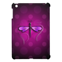 Pink Dragon Fly Polka Dots!