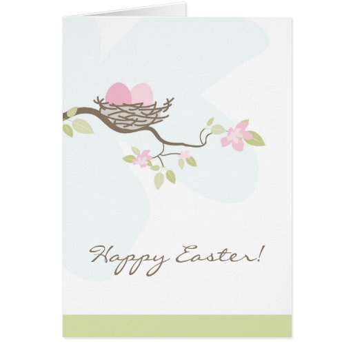 Pink Easter Card