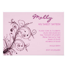 Pink Explosion Custom Invites