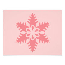 Pink Flake 7 Custom Invitation