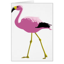 Pink Flamingo Card