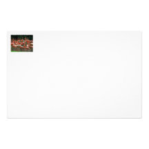Pink Flamingo group, lots of flamingoes picture! Custom Stationery