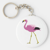 Pink Flamingo Key Chain