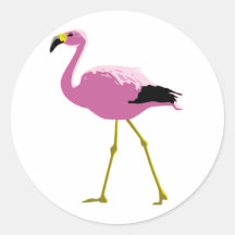 Pink Flamingo Stickers