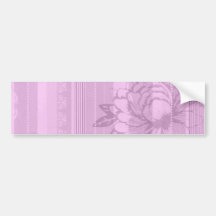 Pink Flora Bumper Stickers