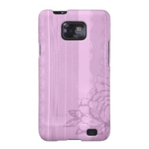 Pink Flora Galaxy SII Covers