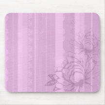 Pink Flora Mouse Pads