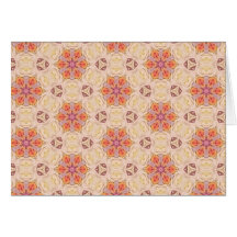 Pink Floral Abstract Cards