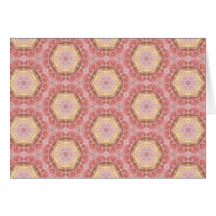 Pink Floral Kaliedscope Cards 2