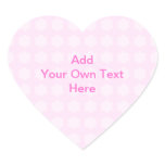 Pink Floral Pattern. Custom Pink Text. stickers