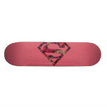 Pink Floral S-Shield skateboards