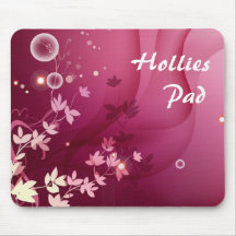 Pink Floral Spring Mousepads