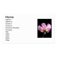 Pink Flower Business Card
