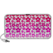 Pink Flower Doodle Speaker
