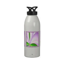 Pink Flower Drinking Bottles