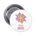 Pink Flower Maui Bride