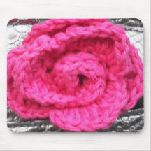 Pink Flower Mouse Pad