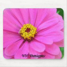 Pink Flower Mouse Pad