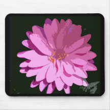 Pink Flower Mouse Pad