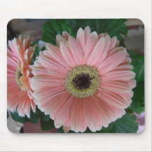 pink flower mousepads