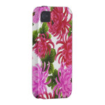 Pink Flowers iPhone iPhone 4/4S Cases