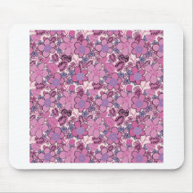 Pink Flowers Mousepad