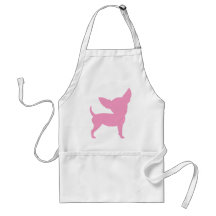Pink Funny Chihuahua Apron