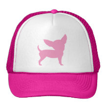 Pink Funny Chihuahua Trucker Hats
