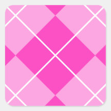 Pink & Fuschia Argyle