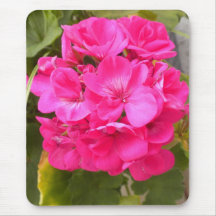Pink Geranium Mousepad