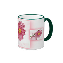 Pink Gerbera Daisy Mugs