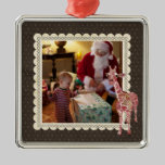 Pink Giraffe Polkadot Photo Ornament ornaments