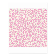 Pink Giraffe Post Cards