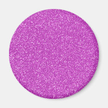 Pink glitter fridge magnet