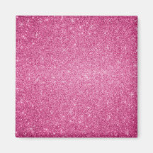 Pink glitter stars magnets