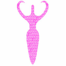 Pink goddess acrylic cut out