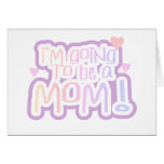 Pink Going to be a Mum Cards