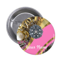 Pink & gold bling