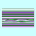 Pink & Green Stripe Pattern Business or Mummy Card business cards